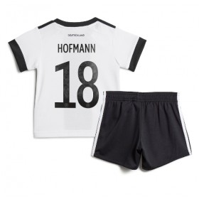 Fotbalový Komplet Německo Jonas Hofmann 18 Dětské Domácí Mistrovství Světa 2022 Krátký Rukáv (+ trenýrky)